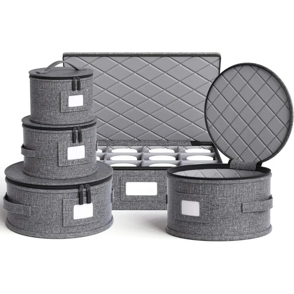 

5pcs/set tableware storage bag storage container for moving plates, bowls, dishes, tableware, mugs, wine , glass -hard shell box