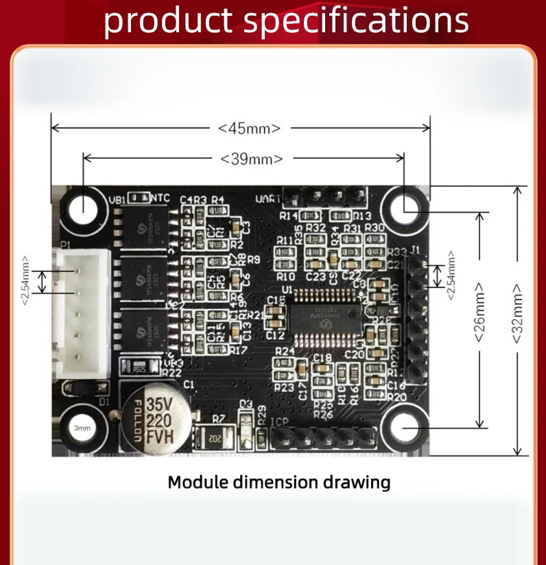 DC 6-28V BLDC Three Phase DC Brushless Motor Controller PWM High Power 140W 5A Hall Motor Control Driver Board Motor Regulator