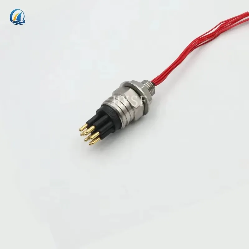 Twisted pair deep water connector data embedded cable Ethernet round 8-core male female pair plug subconn connectors