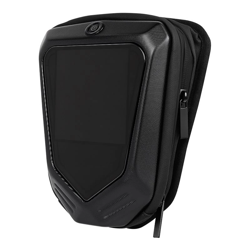 AA90-For Bicycles/Electric Scooters Compatible Smart LED Handlebar Bag Waterproof Storage Bag With Custom Pattern Feature