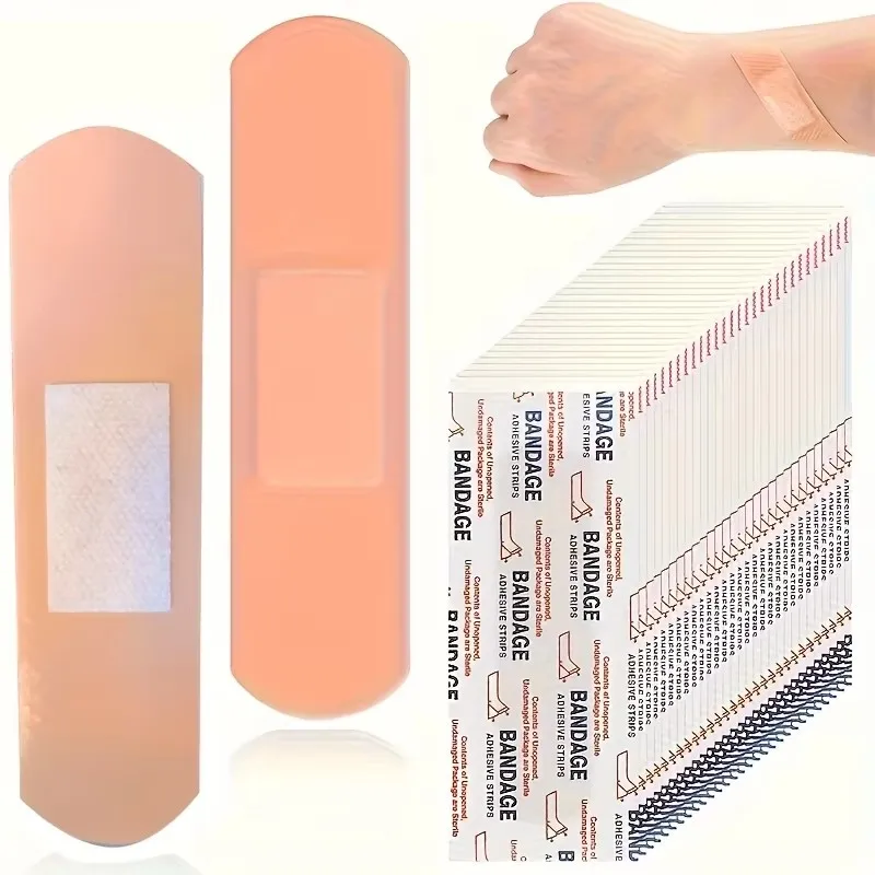 

50/150/300pcs Band-Aids Waterproof Breathable Cushion Adhesive Plaster Wound Hemostasis Sticker Dressing Band First Aid Bandage