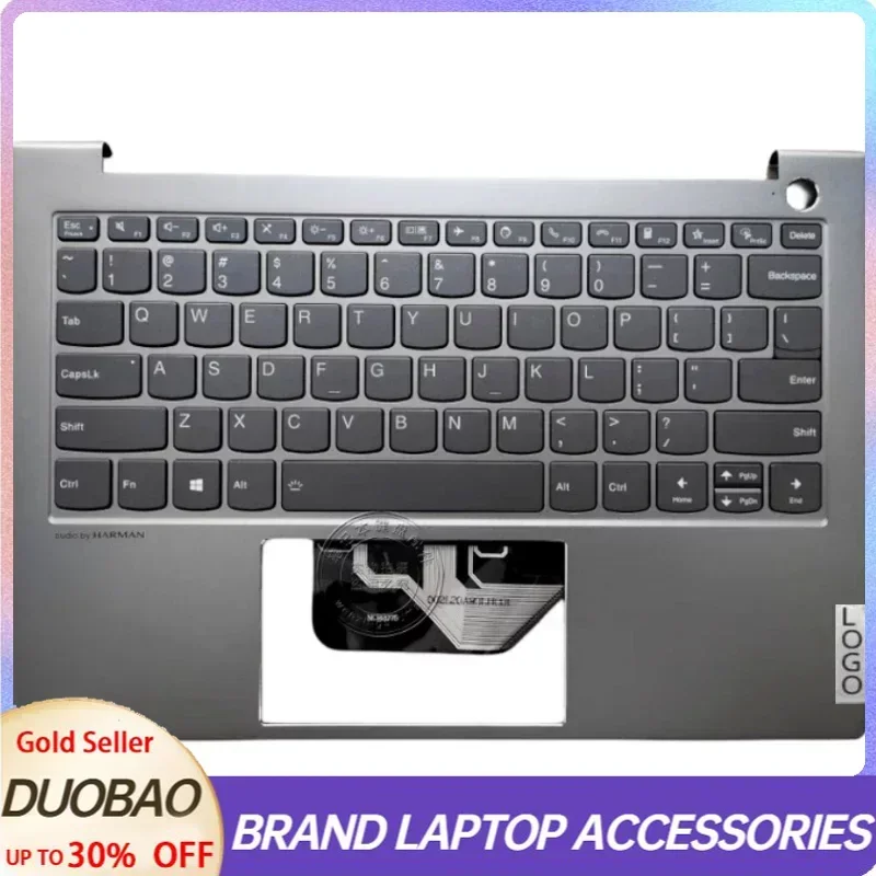 

For Lenovo ThinkBook 13s G2 ITL ARE Laptop Palmrest Case Keyboard US English Version Upper Cover