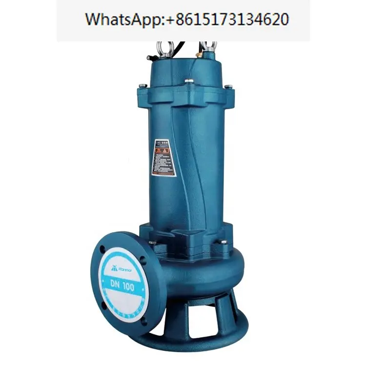 WQ Types Electric Water Submersible Pump Sewage Pump With Cutting Knife