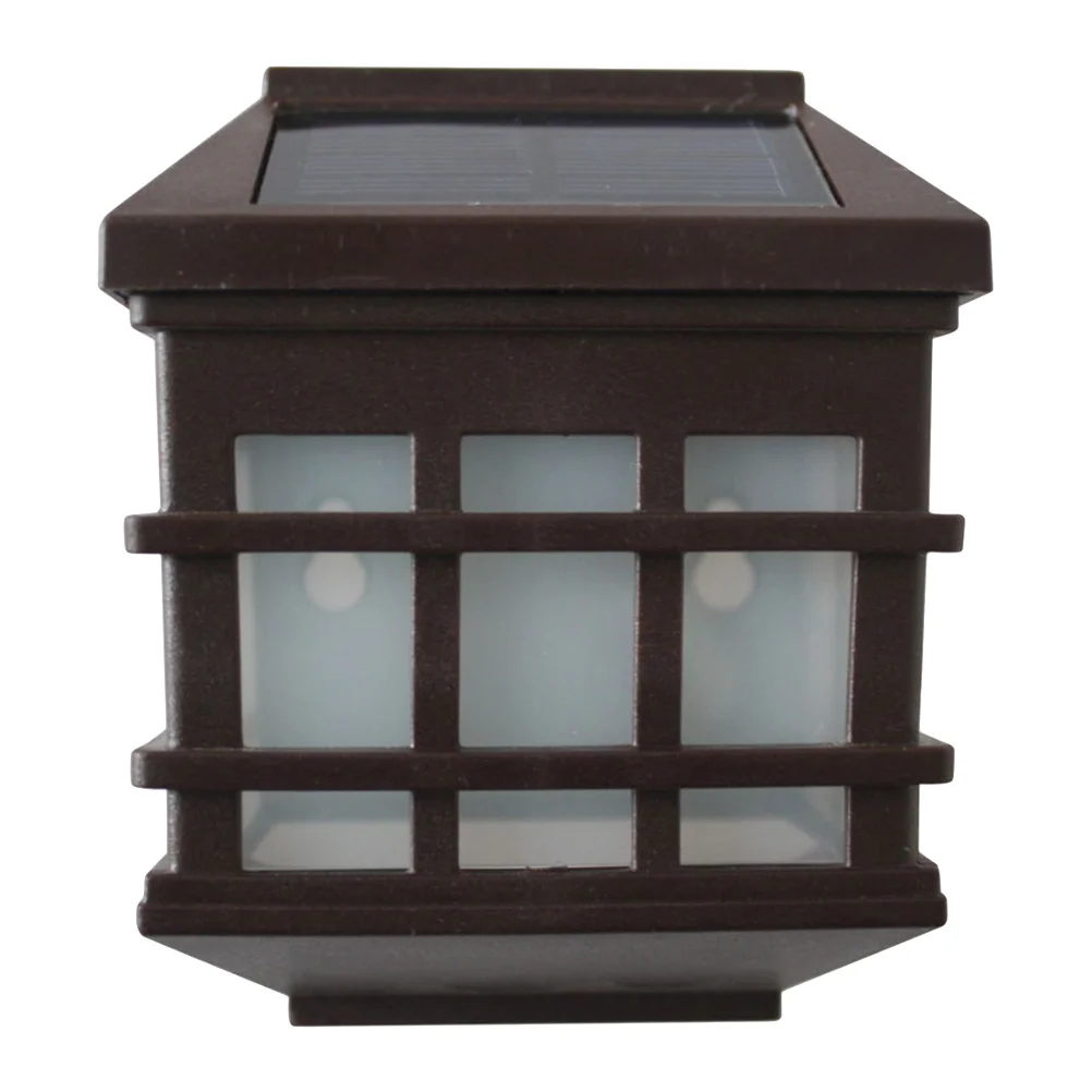 

Outdoor Solar Wall Lights Window Pane Design Waterproof LED Light Sensor Auto on Off Energy Saving for Garden Courtyard Balcony