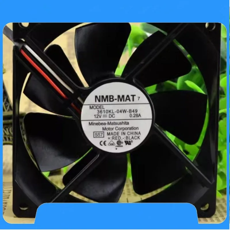 

Новый вентилятор-кулер для NMB 3610KL-04W-B49 12 В 9 см 0,28 А шариковый охлаждающий вентилятор 9025 90*90*25 мм