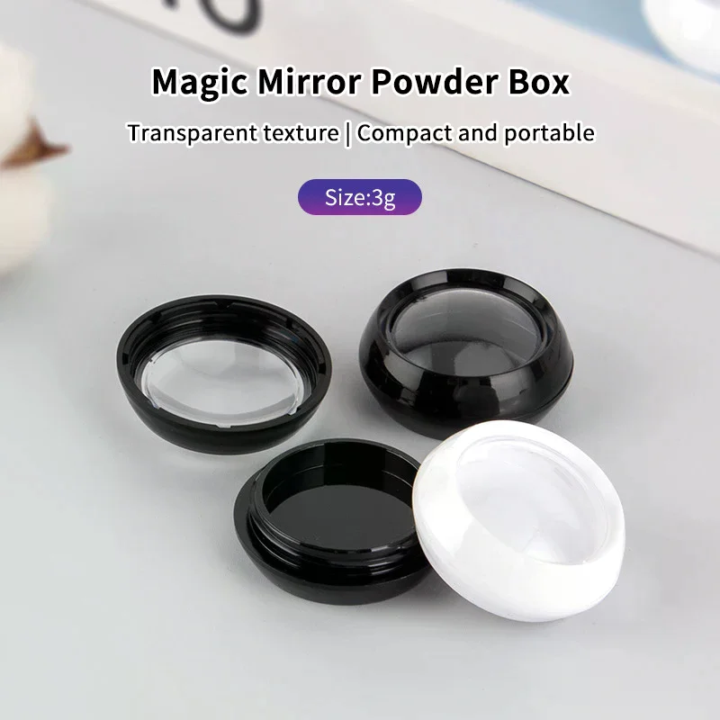 10Pcs Refillable Bottle Cosmetic Empty Nail Glitter Nail Decoration Box Jar Pot Eyeshadow Lip Container Box