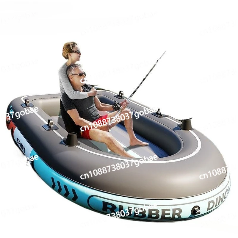 

Thickened Kayak Inflatable Fishing Rubber Boat Convenient Luya Boat Single Person Multi-person Rafting Assault Boats Hovercraft