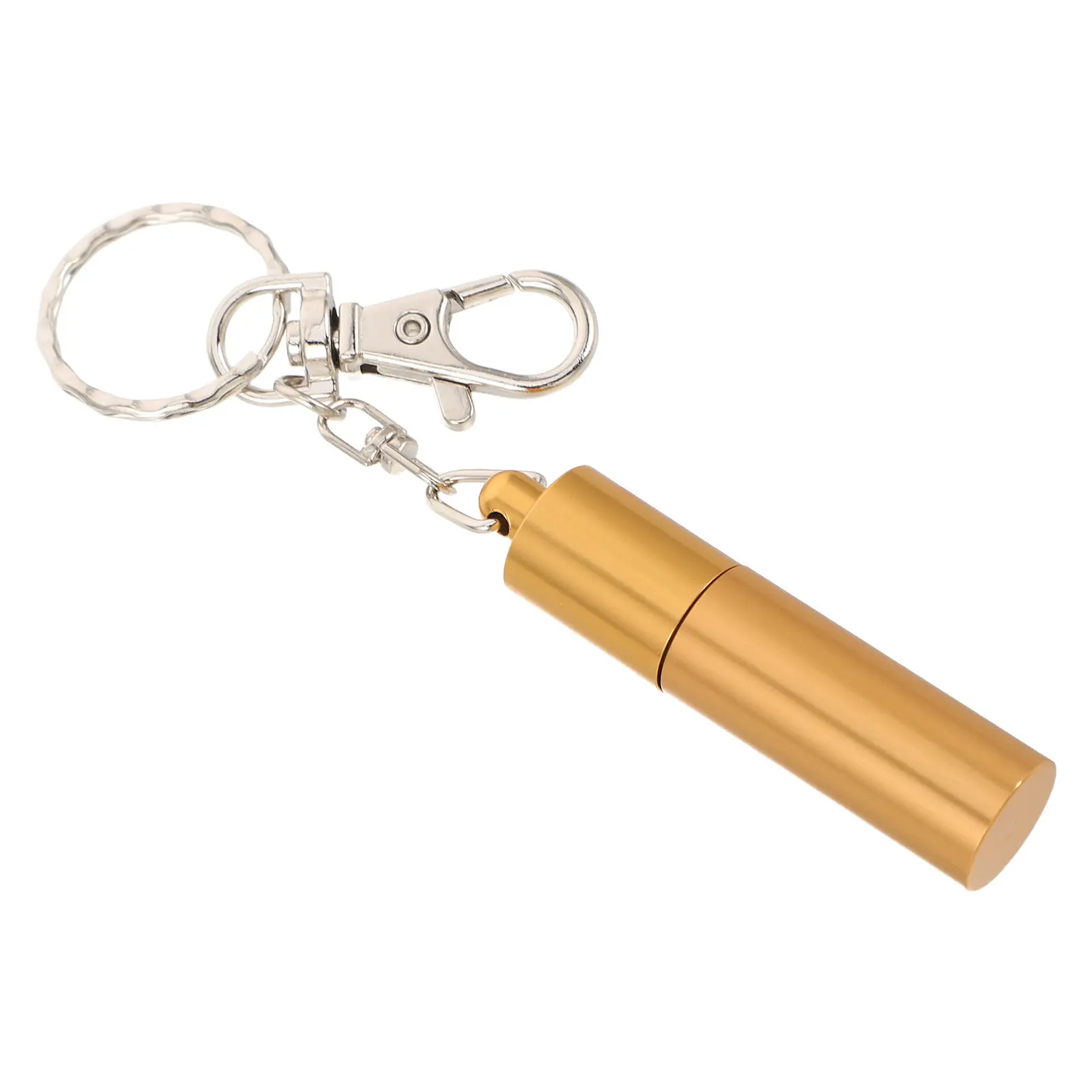 Pool Cue Tip Shaper Tool Metal Golden Billiard Cue Repair Snooker Tip Aerator Portable Keychain Repair Tool for Snooker