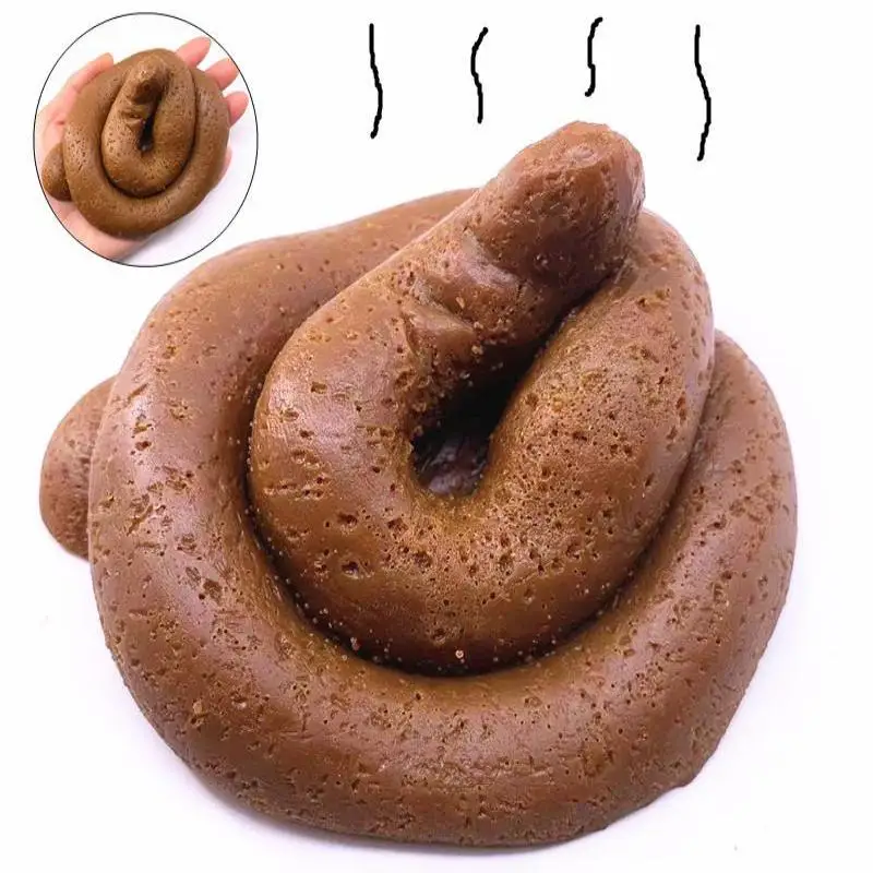 1 Piece Realistic Fake Poop Shit Prank Gadget Antistress Toy Funny Joke Tricky Gift Props