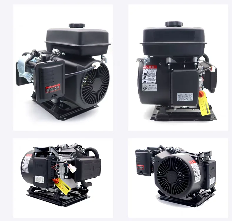 60v 72v Electric Petrol 48Volt Alternator 3kw 5KW Dc  Range Extender 48v Water Cooled Generator For Electromobile