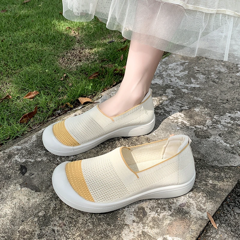 

Women's Mesh Flats, Breathable Slip - on, Casual Comfortable, Summer Outdoor Walking Loafers