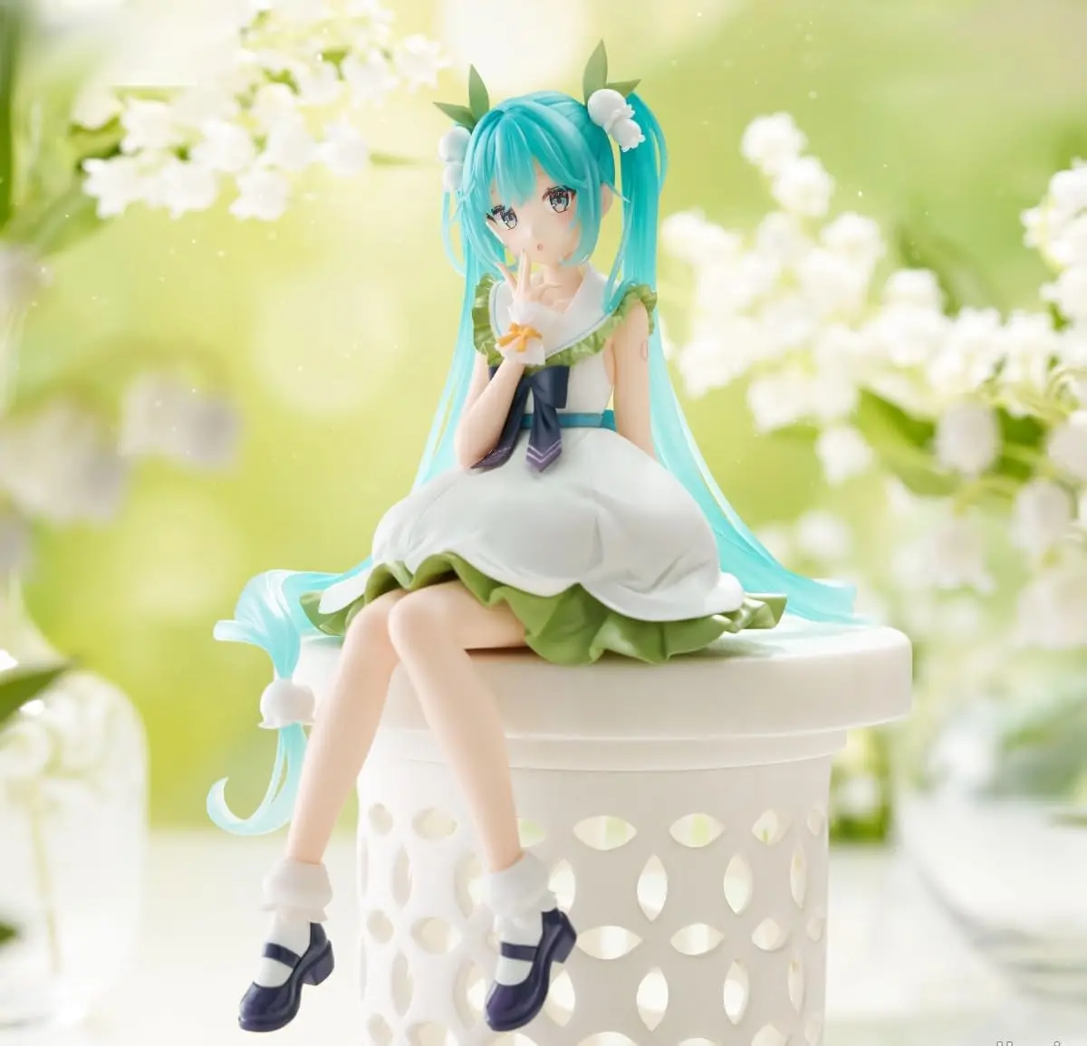 judai-オリジナル-furyu-vocaloid-初音ミク-花の妖精-ヌードルストッパーフィギュア-スズラン-アクションフィギュアモデル