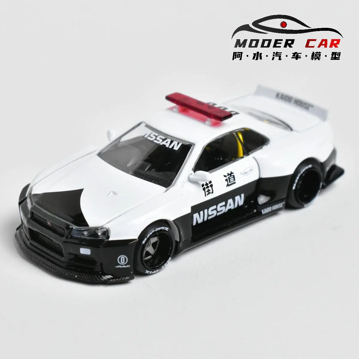 Kaido House+MINIGT TSM 1:64 Skyline GTR R34 coche modelo fundido a presión
