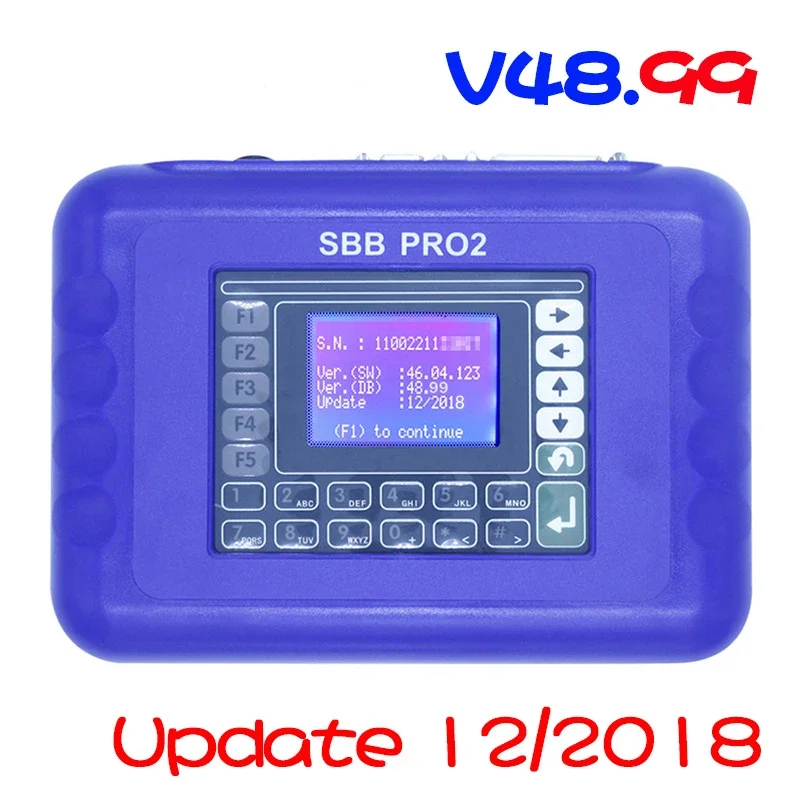 

New Version Sbb Pro2 V48.99 Key Programmer Updated to 12/2018