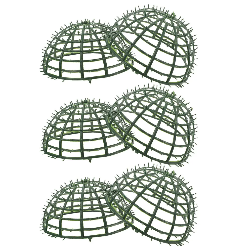 

3pcs Artificial Plant Support Rack Plastic Flower Frame Cage Greenery Shelf Holder For Garden Backyard Wedding Flower