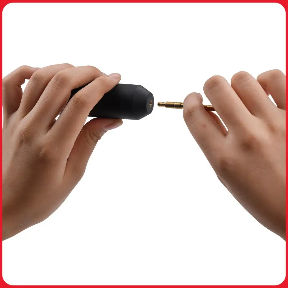 7 Pcs Compact Black Powder Revolver Cleaning Kit Lightweight Cleaning Bar Brush Set for Cleaning Tidying Stain Removal Use