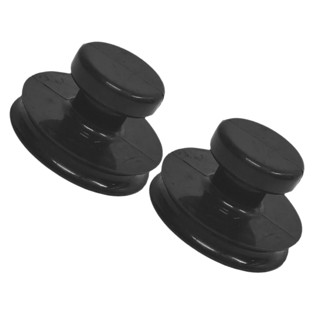 

2 Pcs Pack Sound Bowl Handle Suction Cup Fluorine Rubber Convenient Handles