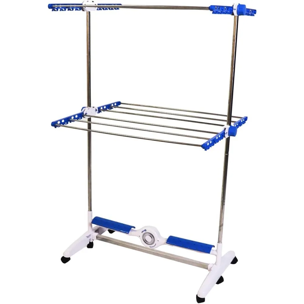 

Складная сушилка для одежды с технологией Smart Breeze Fan. Сушка на воздухе природном принудительным воздухом. Вмещает 45 фунтов. Энергоэффективность.