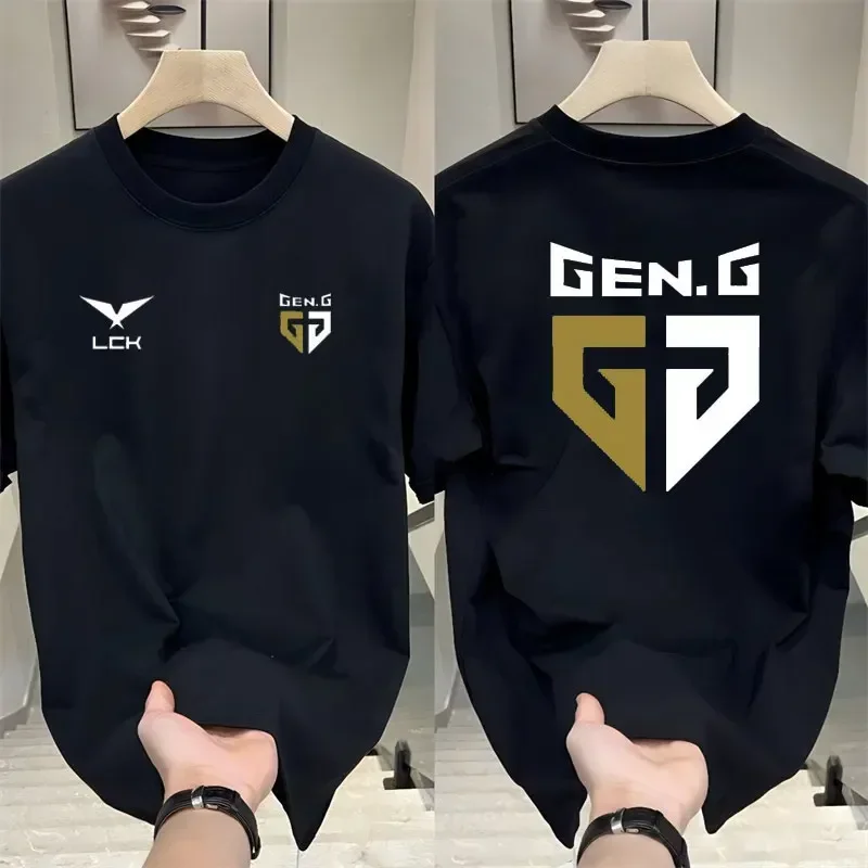 

2026 New Hot Korean E-sports Team _Gen.G_ Printed Cotton T-shirt Man Fashion Clothe Personalized Pattern O-Neck High Quality