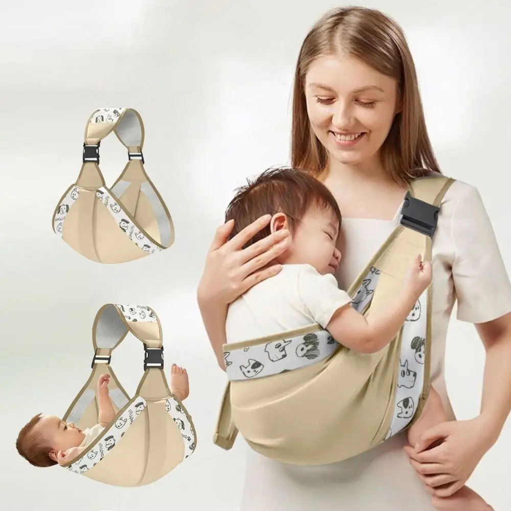 Portable Ergonomic Baby Carrier Wrap Front Hug Going Out Baby Carrying Bag Safety Adjustable Baby Carriers Sling Shoulder Strap