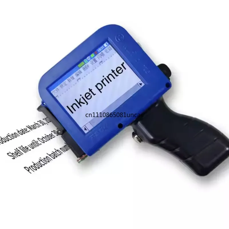 

Portable Mini Batch Coder - Handheld inkjet printer for quick drying expiration dates, batch numbers, and egg marking