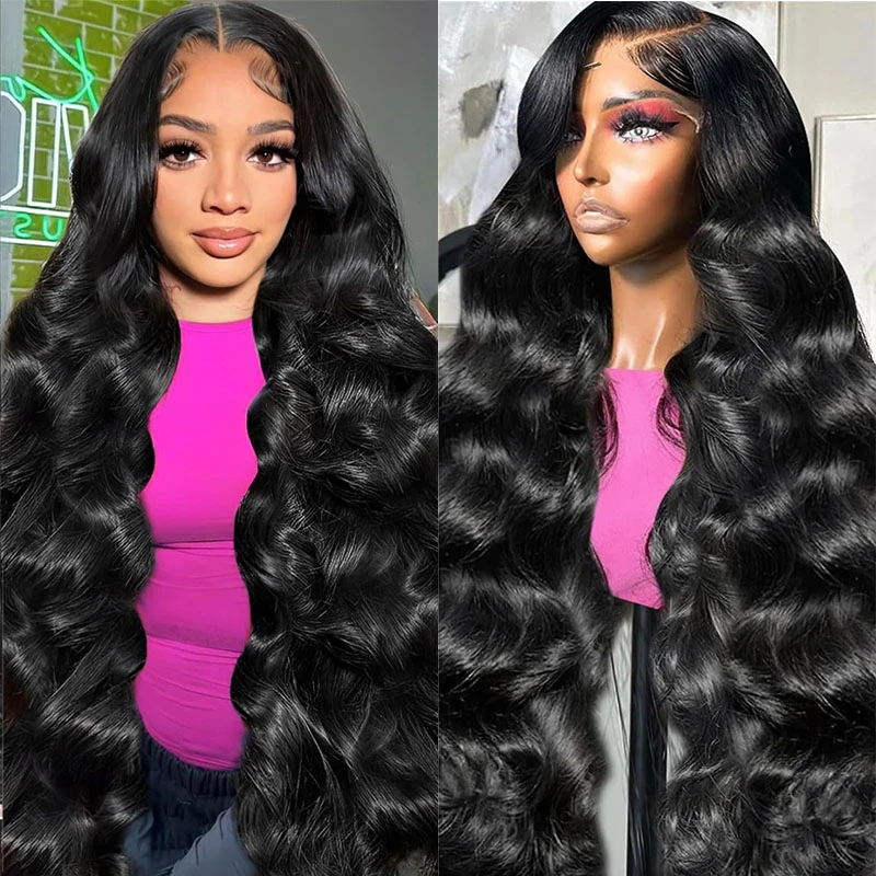 

Парик Lakeisha 30-40 дюймов, HD прозрачный, 13x4, 13x6, с эффектом Body Wave, на кружевной основе, предварительно прорезанный, из натуральных волос, для женщин