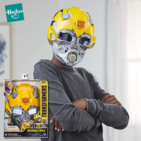 Original Hasbro Transformers Bumblebee Voice Changer Masks Autobot Sqweeks Electric Helmet Cosplay Prop Robot Toys for Kids Gift