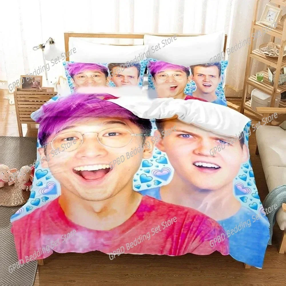 

3D Print Cartoon Foxy Boxy Lanky-box Comfortable Duvet Cover Pillowcase Bedding Set Children Bedroom Decoration Home Textile