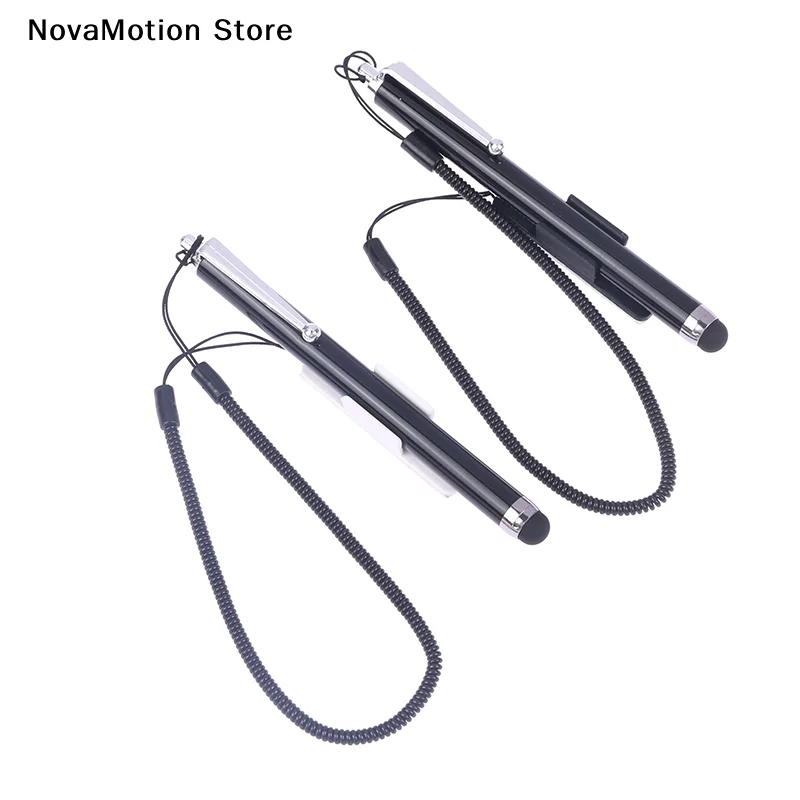 [NM]1Pcs Universal Black Touch Screen Mobile Phone Stylus Pen Tablet Accessories Computer Pens[NM]