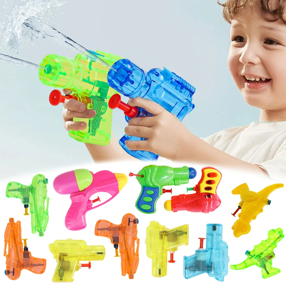 Children Mini Water Gun Toys Summer Outdoor Sports Party Activity Toys Plastic Multiple Styles Children Day Gifts for Kids TMZ