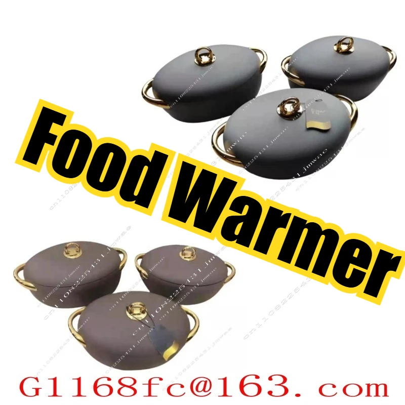 3pcs Egg Shaped Gray African Household Kitchenware Color Pot Cookware Set Pot Warmer