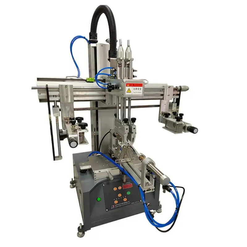 

Desktop Model Hot Semi Automatic Screen Printers Silk Screen Printing Machine to Print on Leather