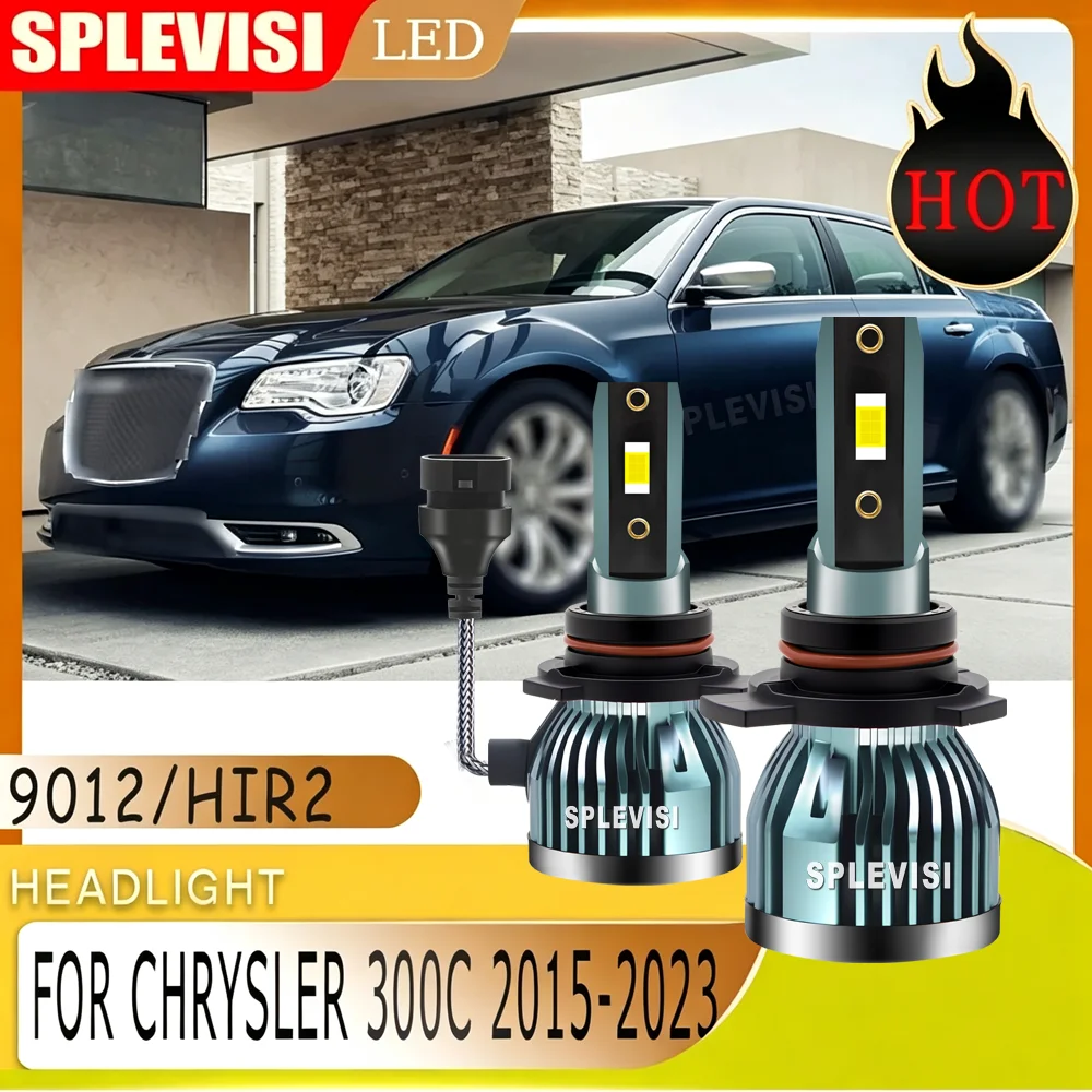 Reliable Night Use Durable Construction LED Headlight Conversion Light For Chrysler 300C 2015 2016 2017 2018 2019 2020 2021-2023