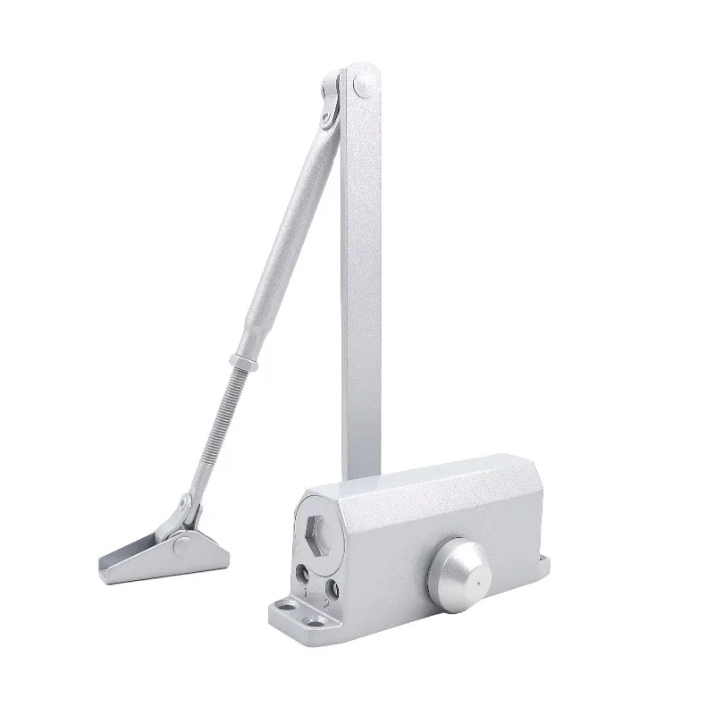 

Modern design of aluminum alloy door closer with hydraulic anti-external force device