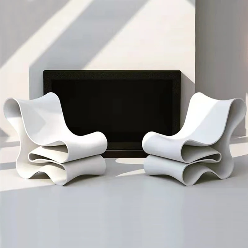 

Glass fiber reinforced plastic noodle chair creative special-shaped single