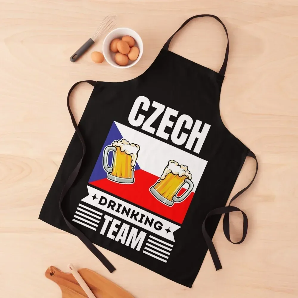 

Czech Beer Lover Apron Smock for hairdressing Kitchen accessories for women halloween Apron