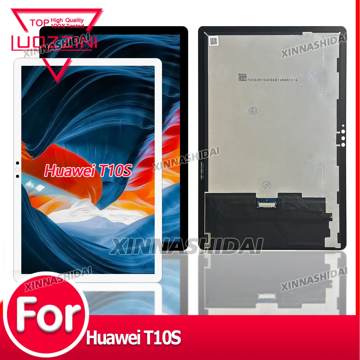 AAA Quality For Huawei MediaPad T10s LCD Touch Screen Digitizer Assembly Display For Huawei T10S AGS3 LCD Replacment Parts