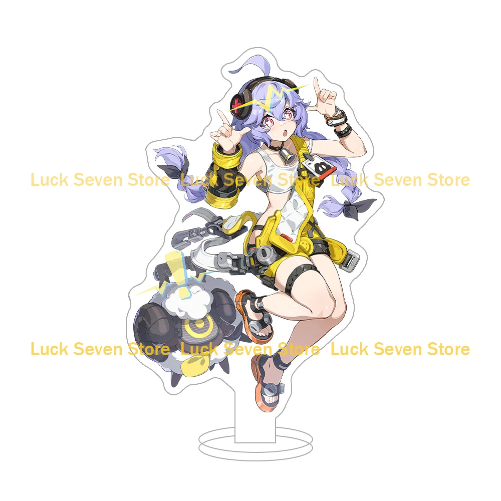 New game ANANTA Alan Mechanika Bansy Dila Taffy Ringo Aileen Lykaia Acrylic stand anime Toy desk ornament holiday gift view 5