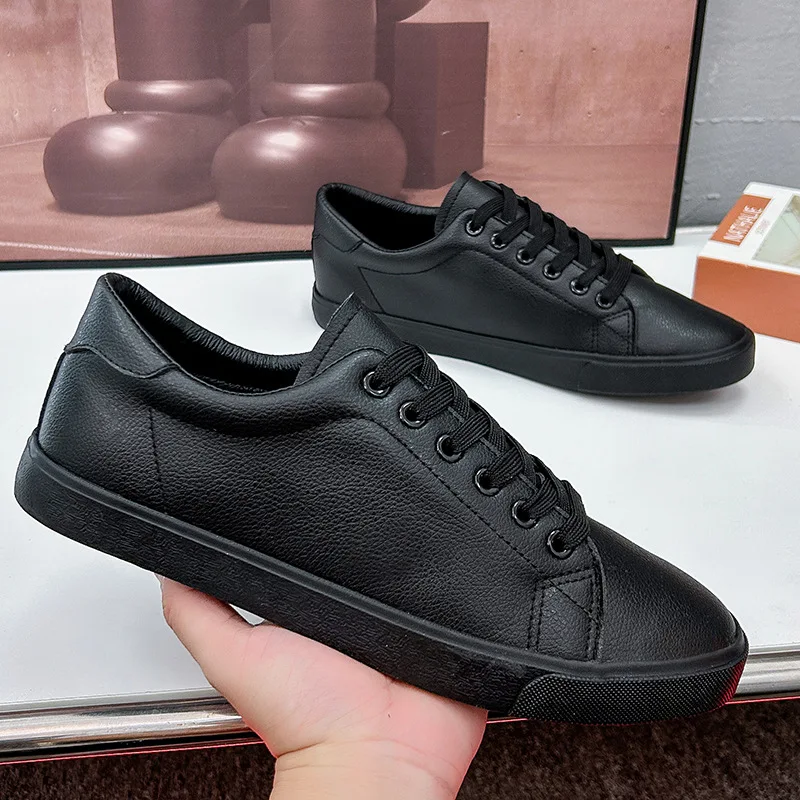 Merk Heren Sneakers Mode Lederen Heren Casual Schoenen Luxe Veterschoenen Hoge Kwaliteit Comfortabele Herenschoenen Tenis Masculino