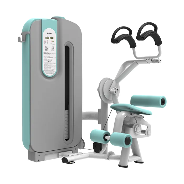 LAND FITNESS معدات الصالة الرياضية التجارية عالية الجودة آلة اختيار تحميل دبوس البطن الإجمالي