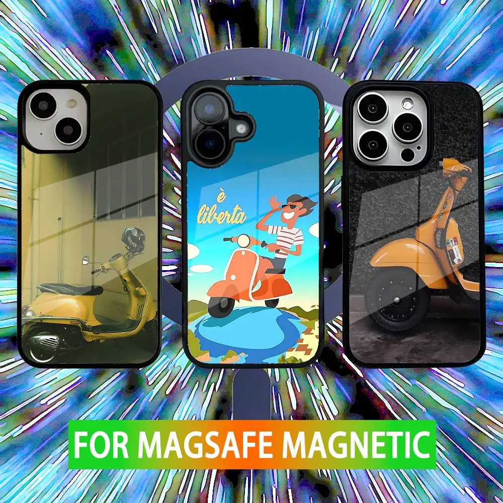 

Vintage Moto V-VespaS Phone Case For iPhone 16,15,14,13,12,11,Pro,Max,Plus,Mini,SE New Magsafe Magnetic Wireless Charging