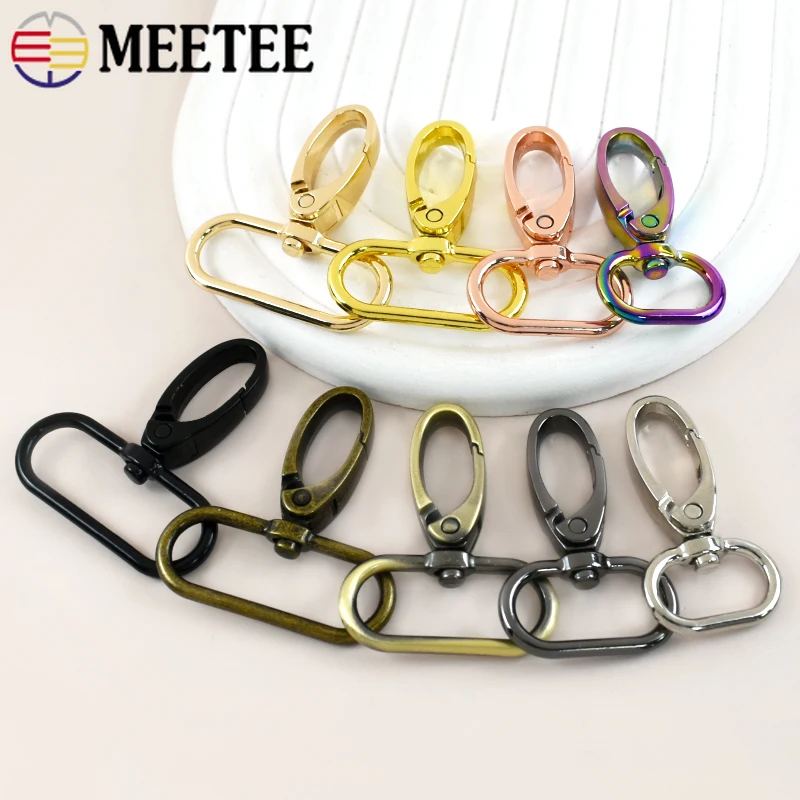 

20Pcs 13-38mm Metal Buckle for Bag Strap Swivel Lobster Clasp Dog Collar Carabiner Keychain Spring Hook DIY Hardware Accessories