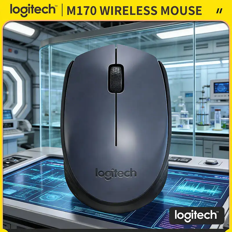 

Logitech M170 Wireless Mouse 12-Month Battery Life Ambidextrous 1000DPI Tracking 2.4GHz USB Receiver