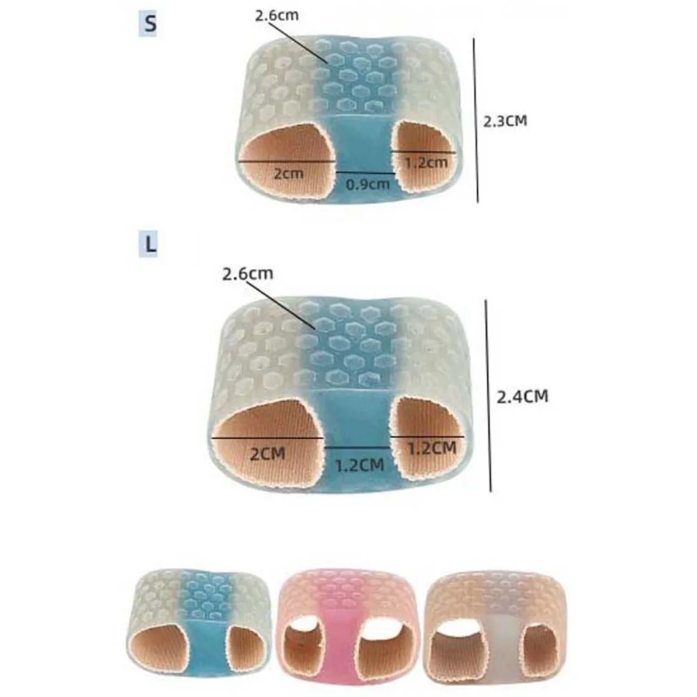 Herramientas para el cuidado de los pies, alisador de dedo del pie, terapia de Valgus, Corrector de juanete, separador de férula de nailon