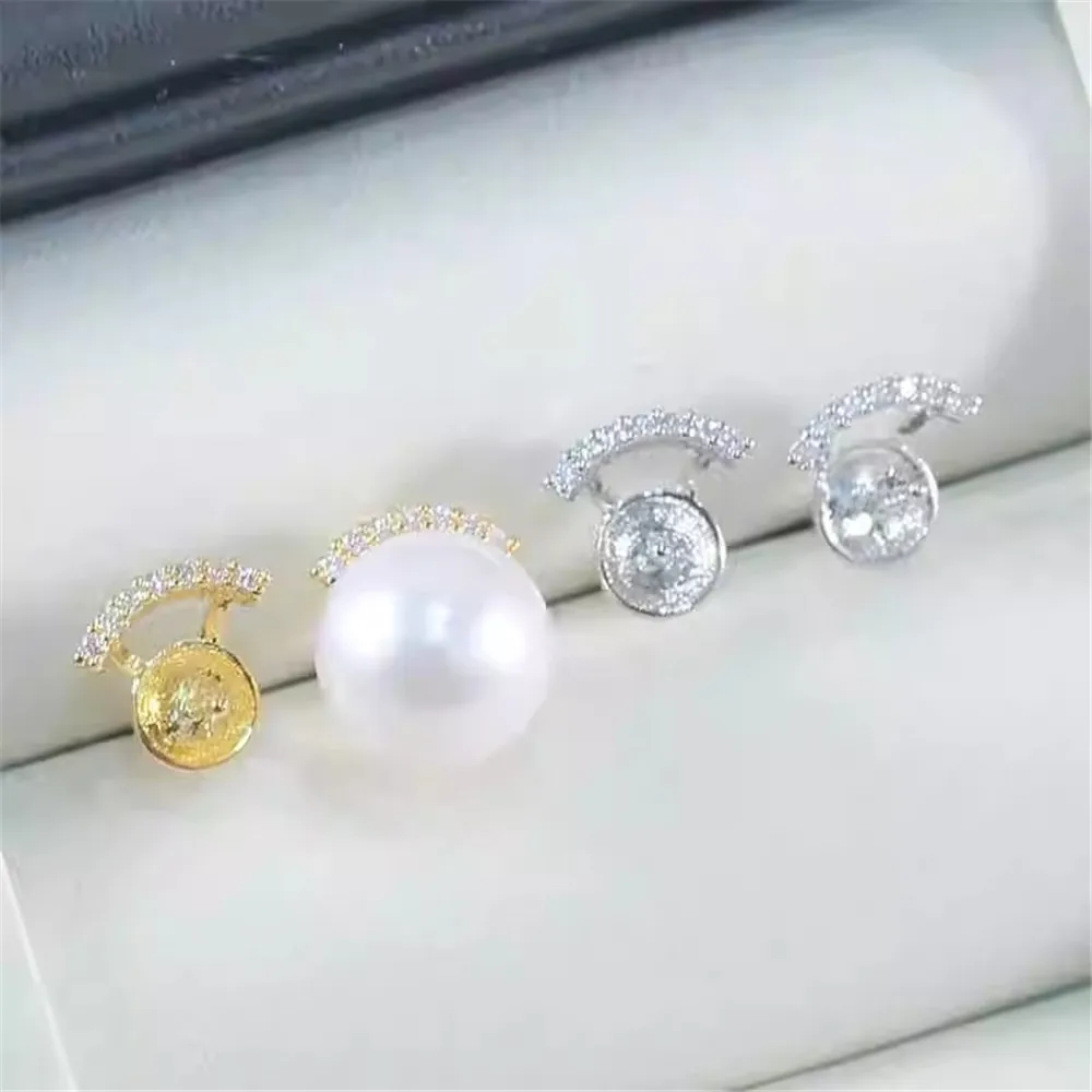 

DIY Pearl Earring Accessories,14K Gold Plated Brass Metal Square Earwires Earring Fixtures Fasteners For Jewelry Making