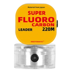 Fishing Line Fluorocarbon Coated 100M/220M Clear Carbon Fiber Leader Line Fly Fishing Line Pesca