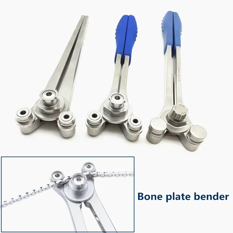 Doblador  planchas  hueso ortopédico, doblador  placas  acero ajustable, alicates universales, instrumentos quirúrgico