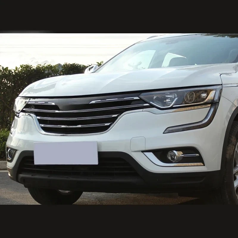 Chromium Styling ABS Front Fog Light Cover for Samsung QM6 2017 2018 2019 2020 AccessoriesDecoration Sticker for Renault Koleos