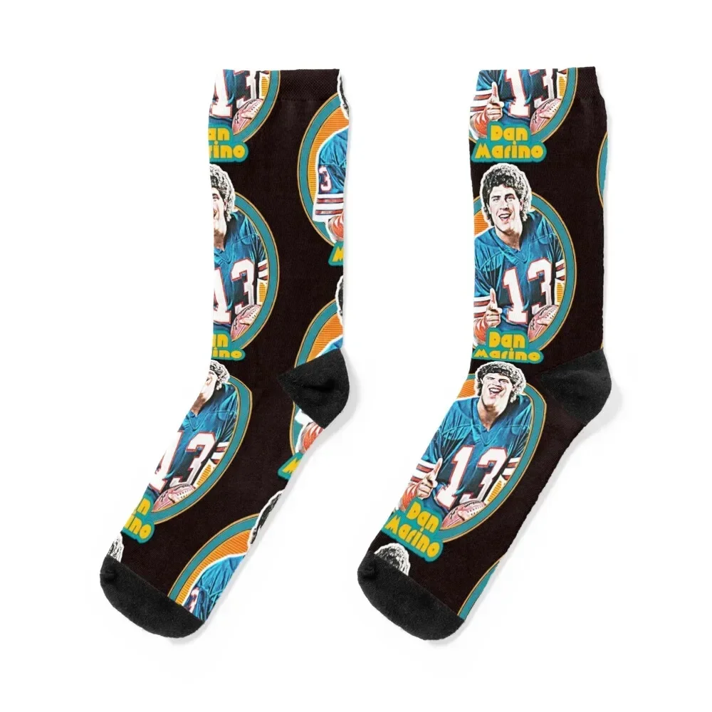 Dan Marino-calcetines divertidos para halloween, medias profesionales para correr, niño y Mujer