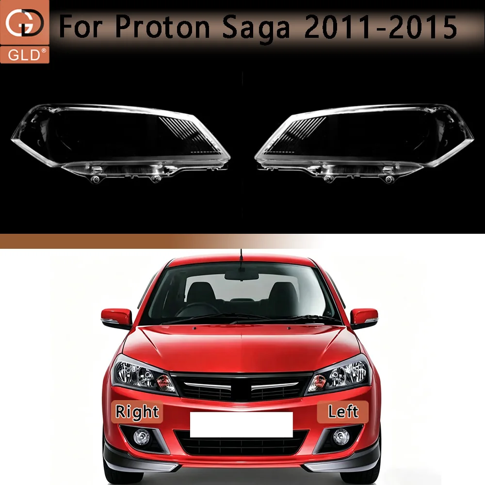 

Car Front Headlight cover For Proton Saga 2011-2015 Headlamps Cover Transparent Lampshade Case Headlights Shell Lens Plexiglass